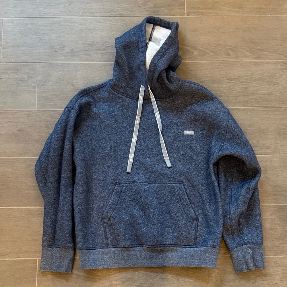 Figs Off-Shift Hoodie Sweatshirt- Space Navy- women’s XS